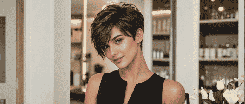 corte pelo pixie para mujeres Salón Espacio Kibo
